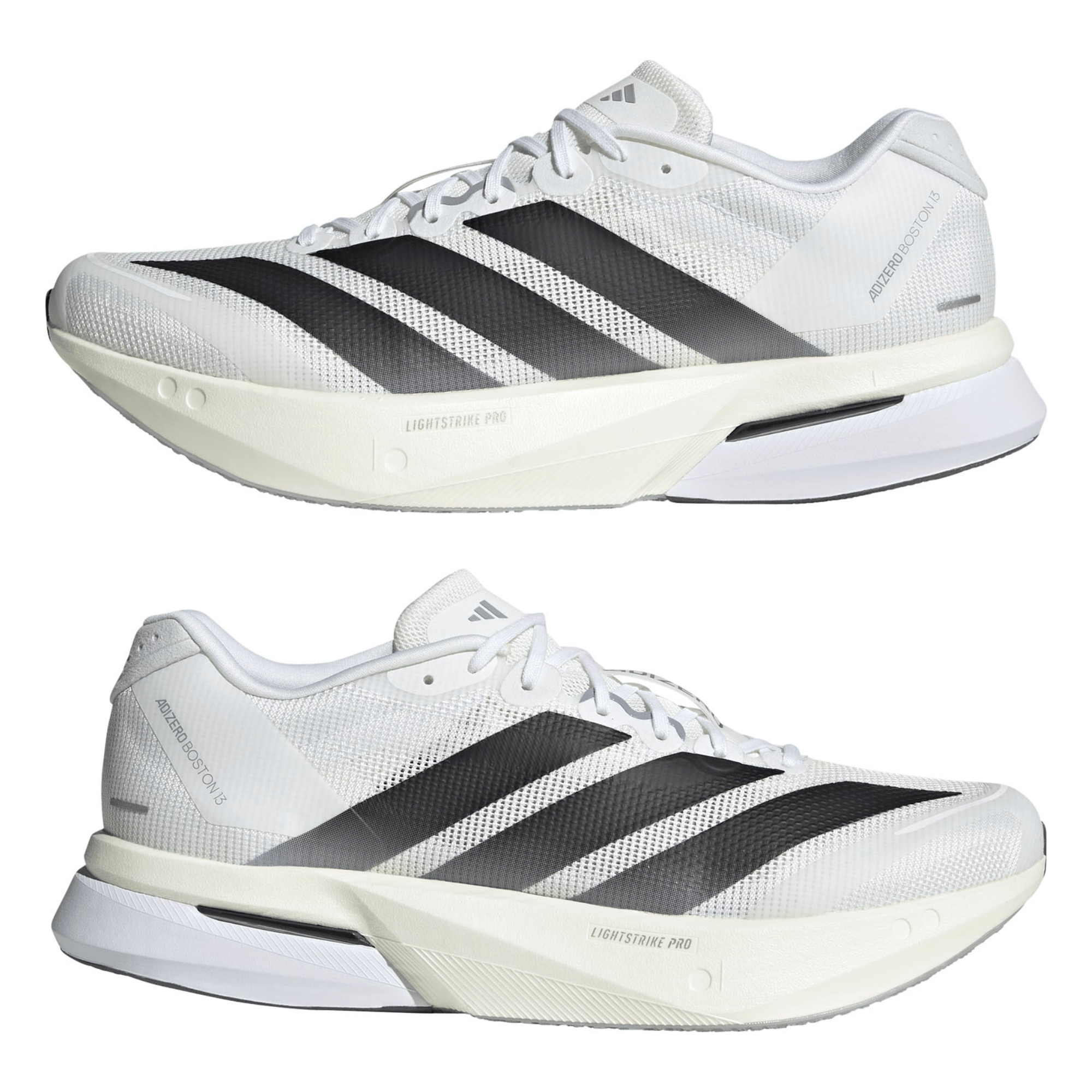 adidas ADIZERO BOSTON 13（Men's）クラウドホワイト/コアブラック/ダッシュグレー