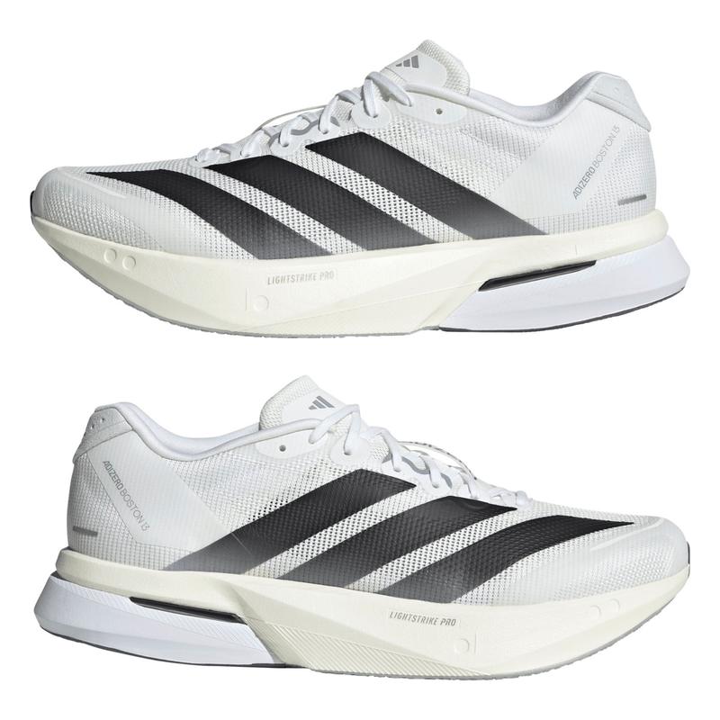 adidas ADIZERO BOSTON 13（Men's）フットウェアホワイト/コアブラック/ダッシュグレー