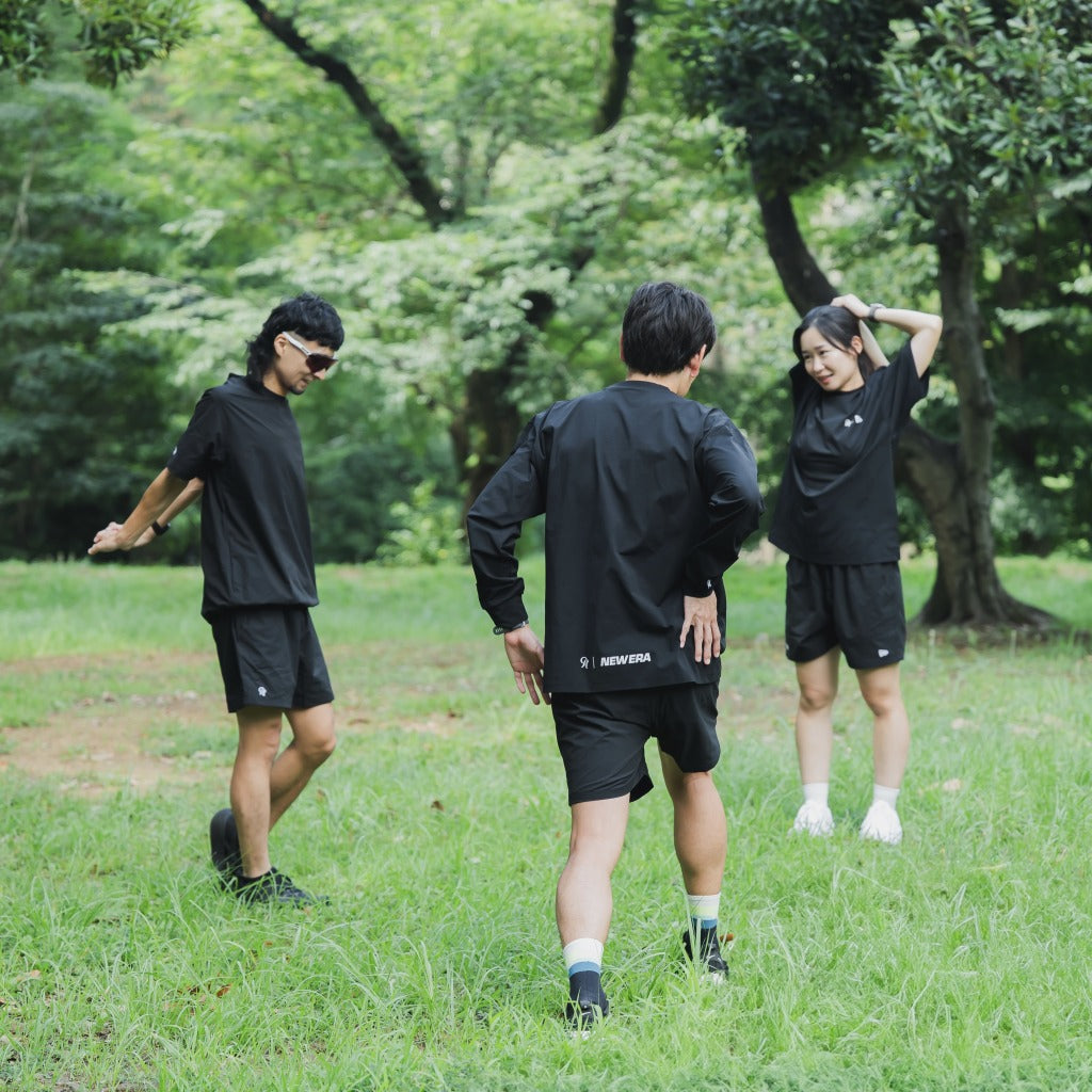 NEW ERA × Runtrip Utility Long-Sleeve Tee (Black)