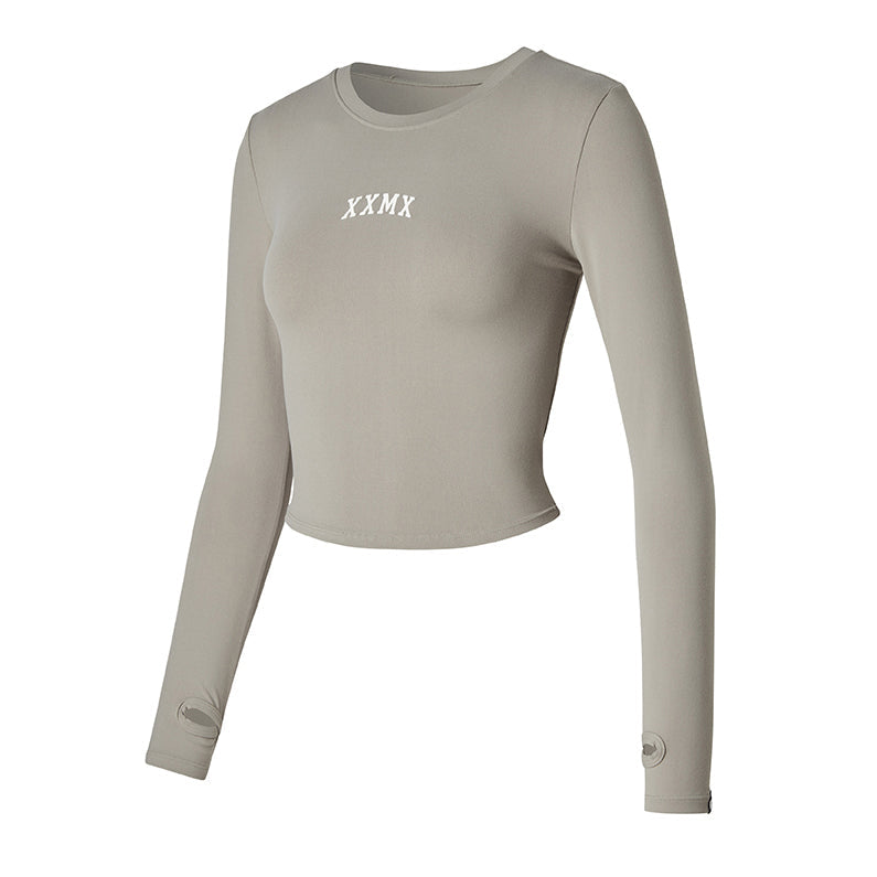 XEXYMIX コットンライク指穴付き Long-Sleeve Tee