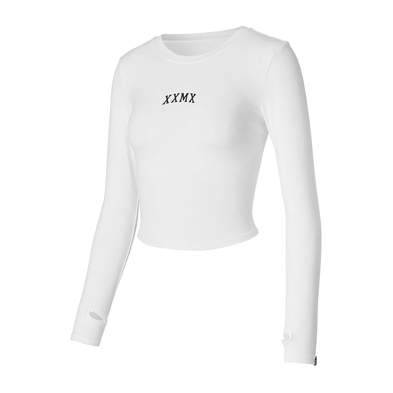 XEXYMIX コットンライク指穴付き Long-Sleeve Tee