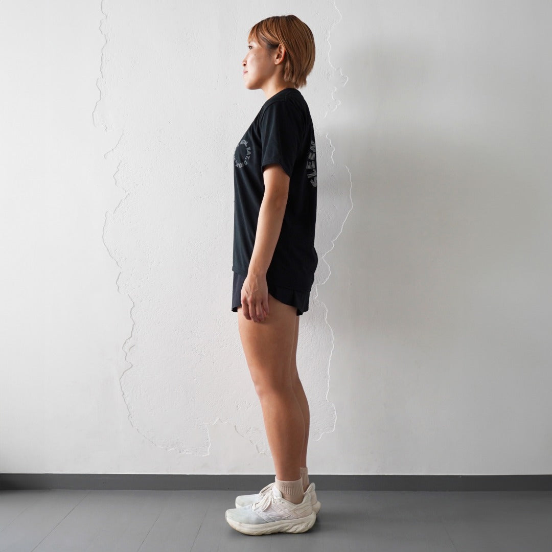 EAT DRINK SLEEP RUN / Circle Logo Tee (Black)