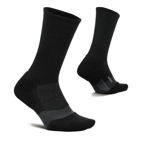 Feetures｜MERINO10 MAX CUSHION CREW (Charcoal) 