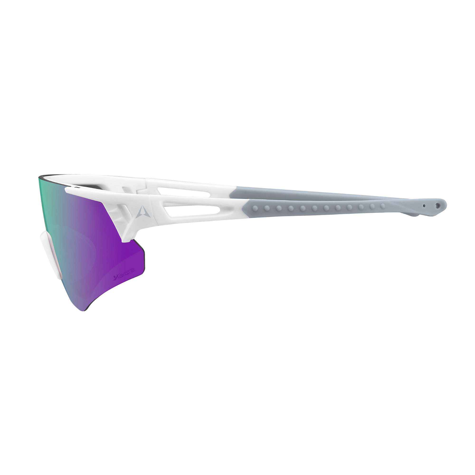 ALTALIST HAYATE R1 (Matt White Frame/Purple Mirror Lens)
