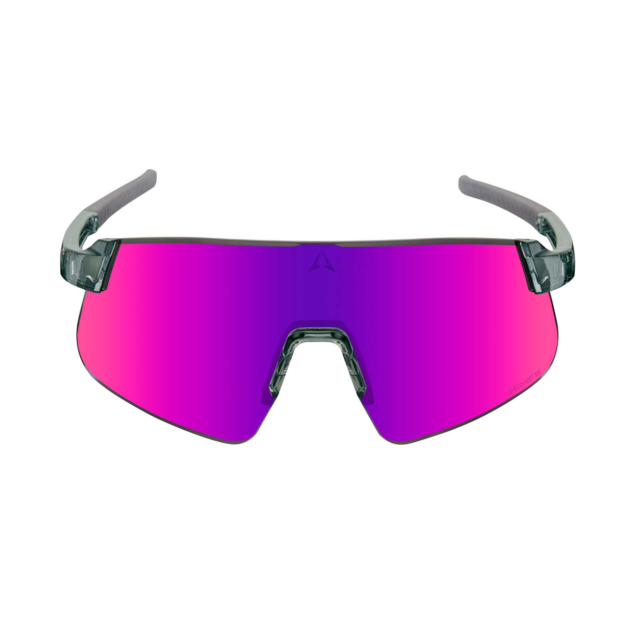 ALTALIST HAYATE R2 (Crystal Smoke Temple/Dark Red Mirror VIV20 Lens)