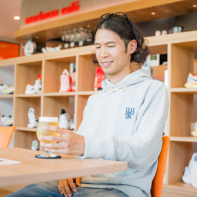 Run & Beer Hoodie (Heather Gray)