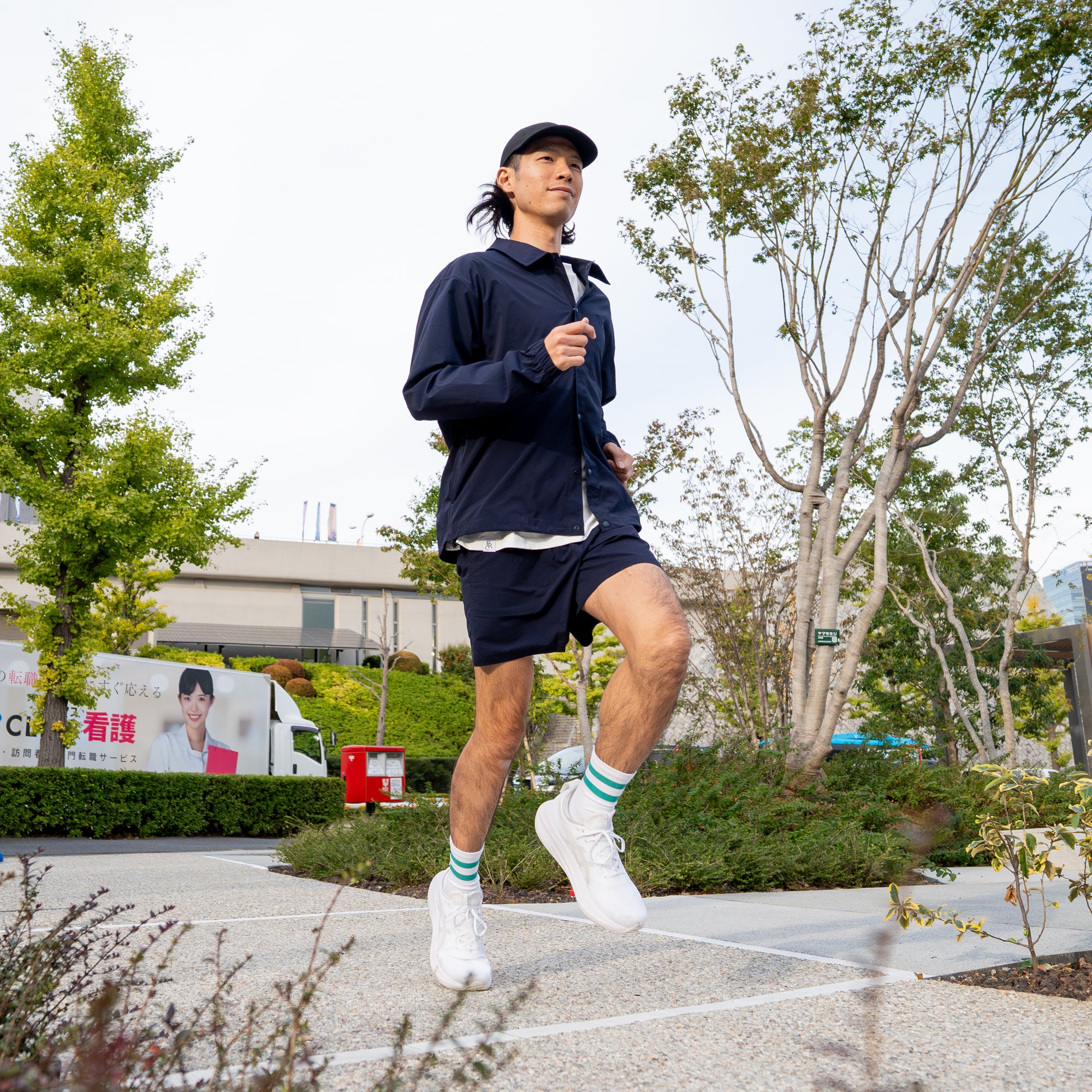 Rt Logo Coach Jacket (Navy)