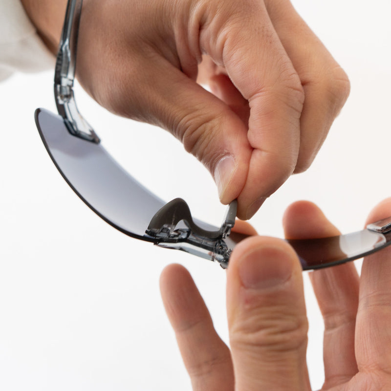 ALTALIST HAYATE R1 (Crystal Smoke Frame / Silver Mirror Lens)