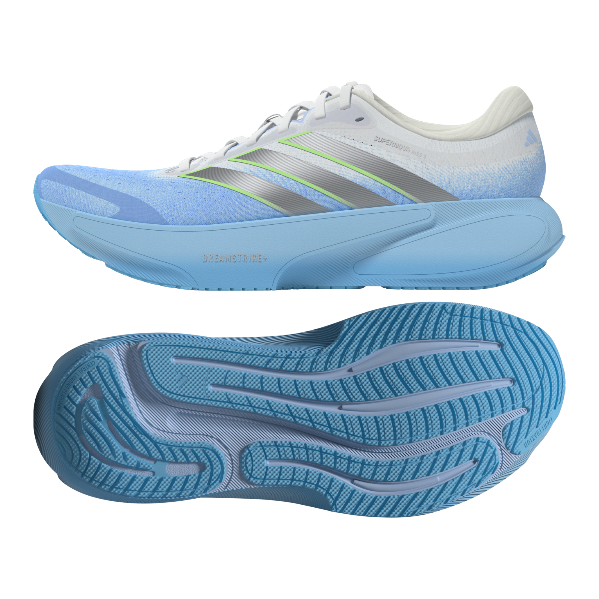 adidas SUPERNOVA RISE 3（Women's） グローブルー/シルバーメタリック/フットウェアホワイト
