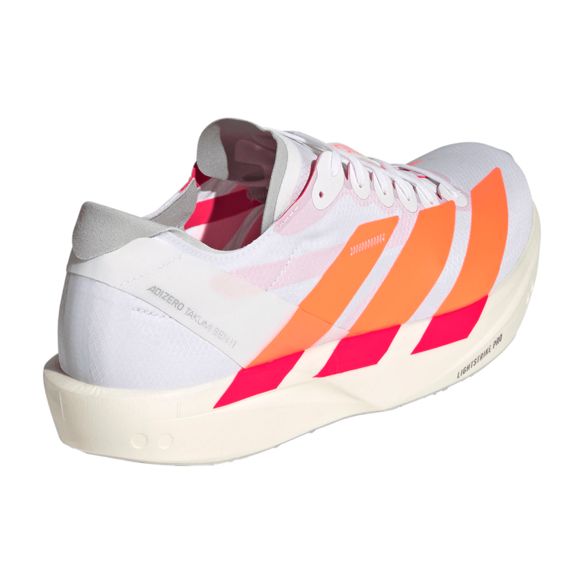 adidas ADIZERO TAKUMI SEN 11（Men's）フットウウェアホワイト/ルシッドオレンジ/ルシッドレッド