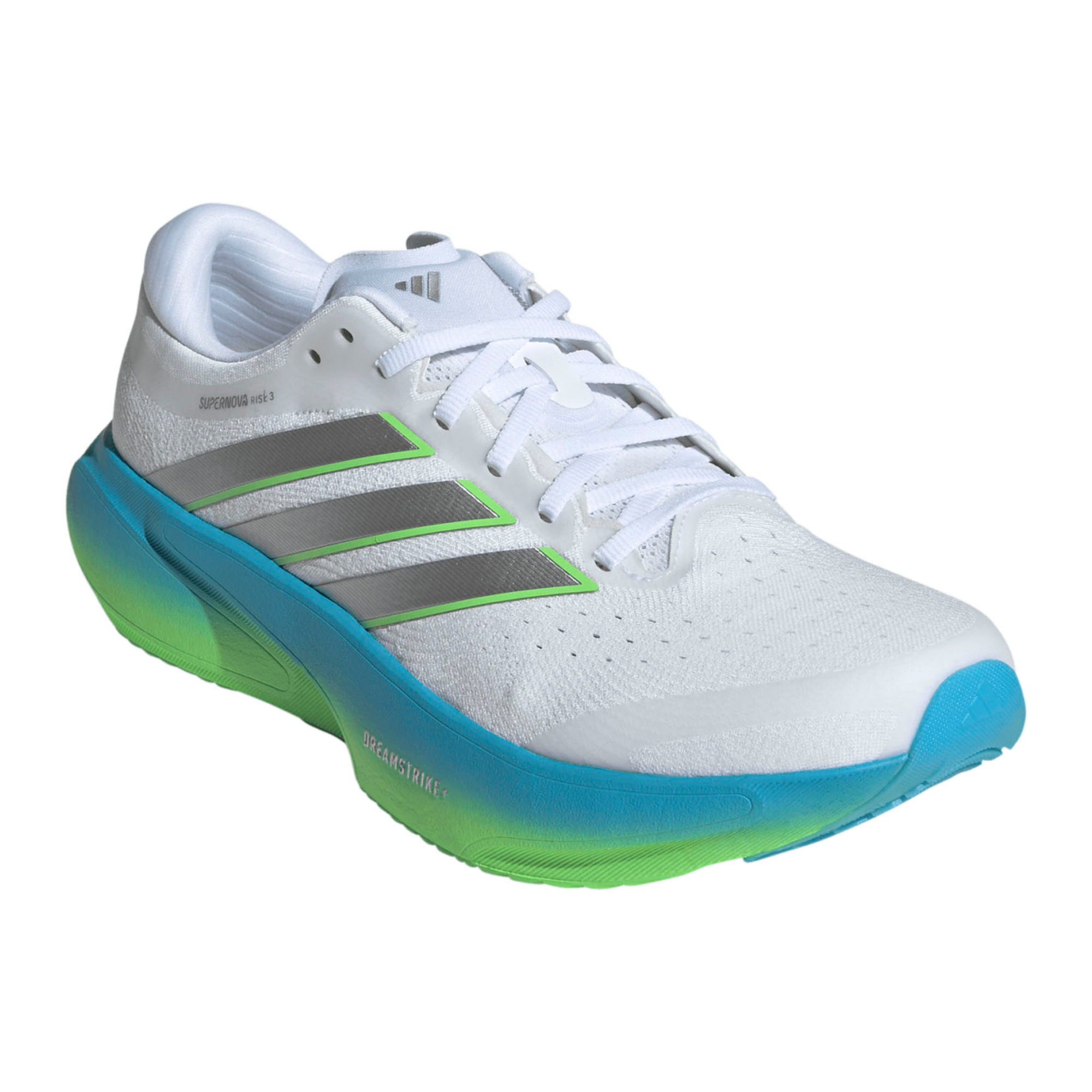 adidas SUPERNOVA RISE 3（Men's） フットウェアホワイト/シルバーメタリック/セミブルーバースト