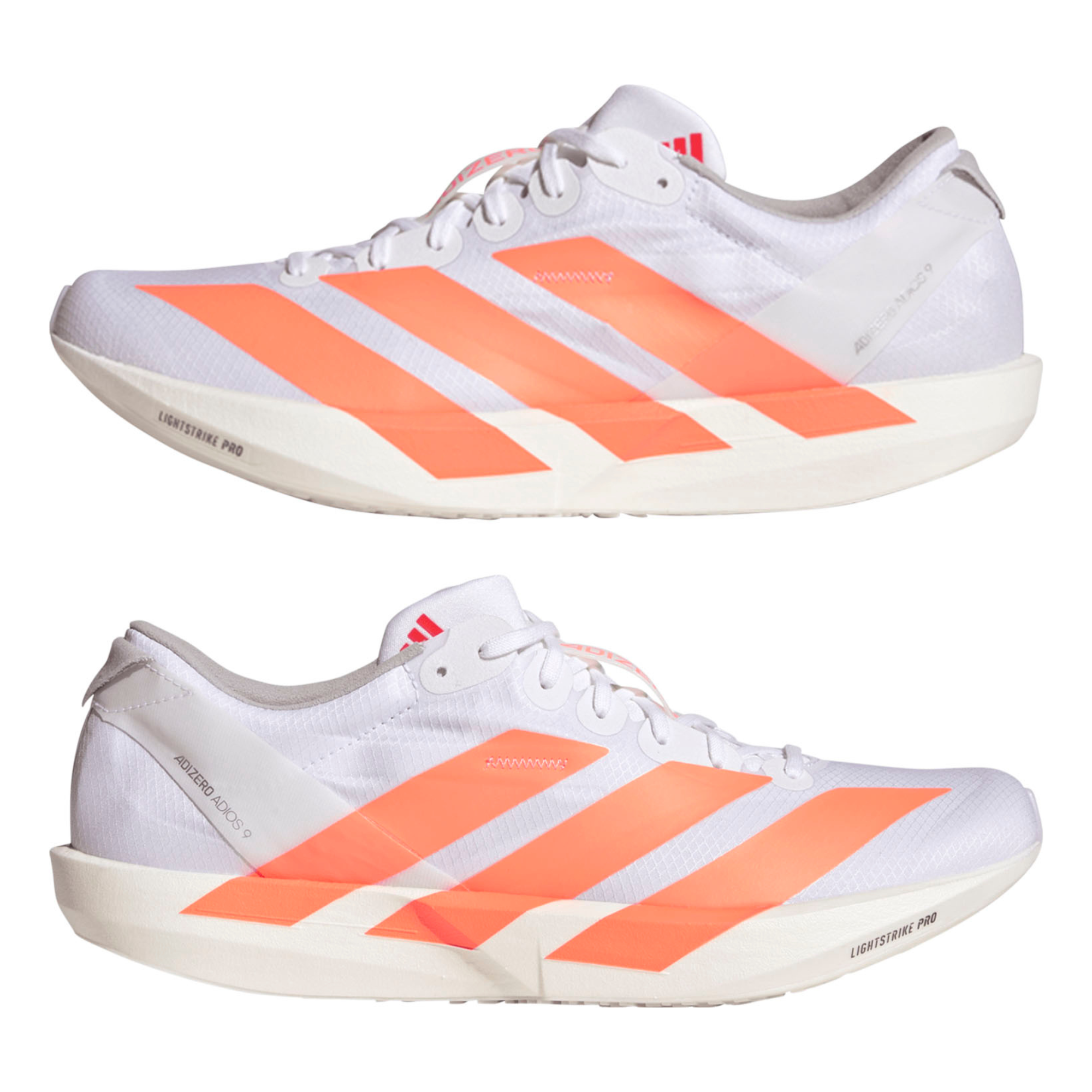 adidas ADIZERO JAPAN 9（Men's）フットウェアホワイト/ルシッドオレンジ/ルシッドレッド