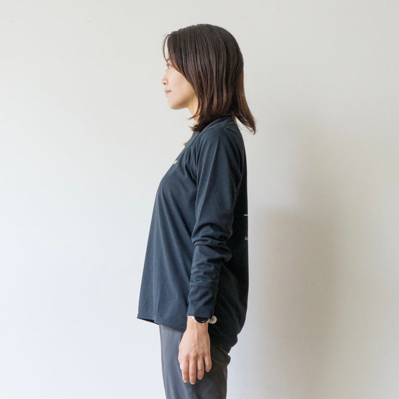 EAT DRINK SLEEP RUN “Eternal Runner Clock” Long-sleeve Tee