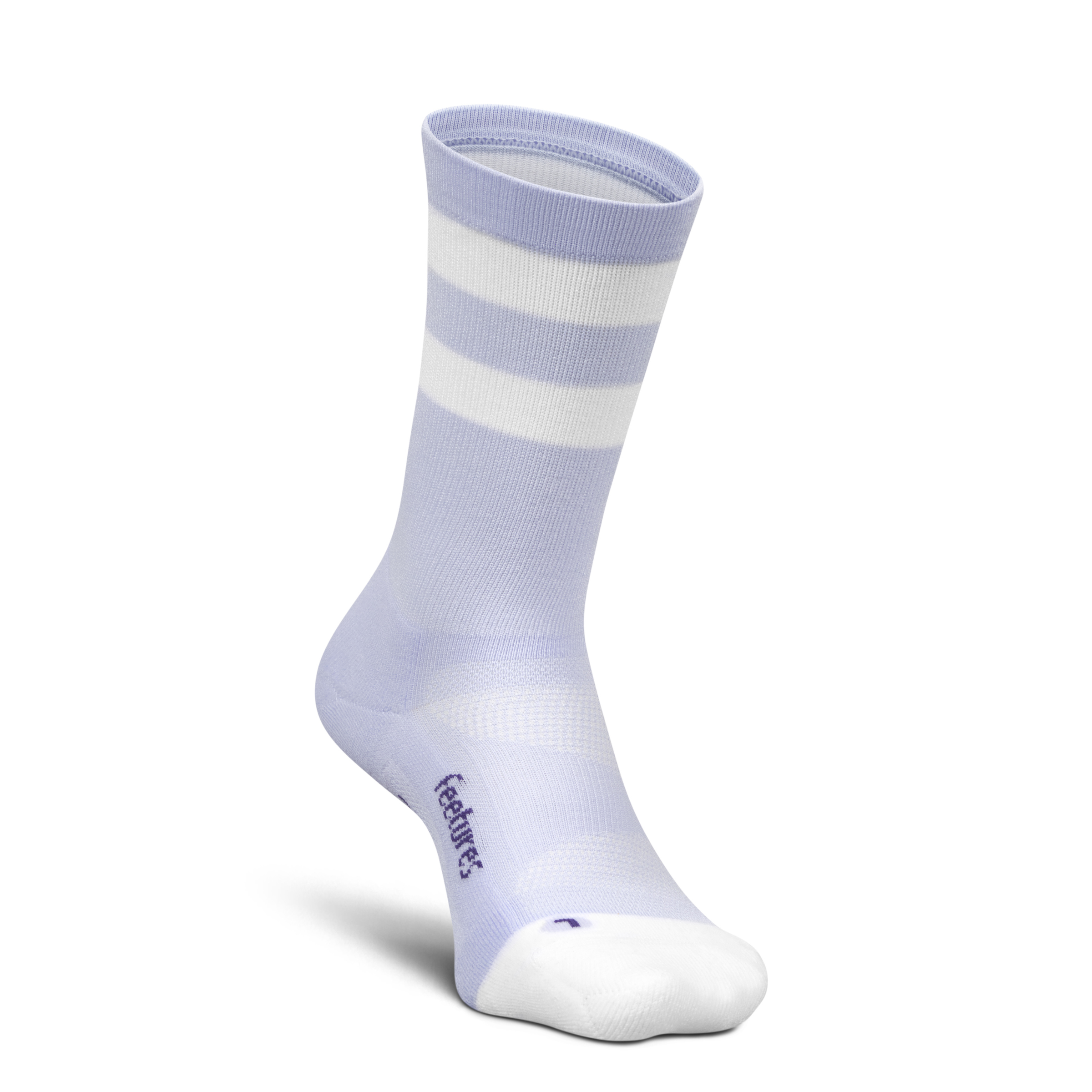 Feetures｜ELITE LIGHT CUSHION MINI CREW (Lilac High Top Stripe)