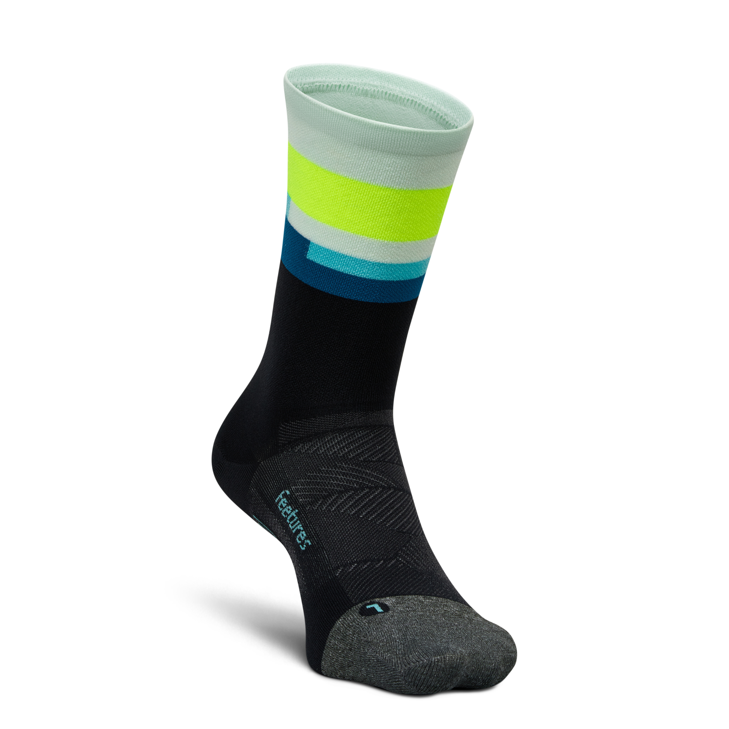 Feetures｜ELITE ULTRA LIGHT MINI CREW (Bayside Black)