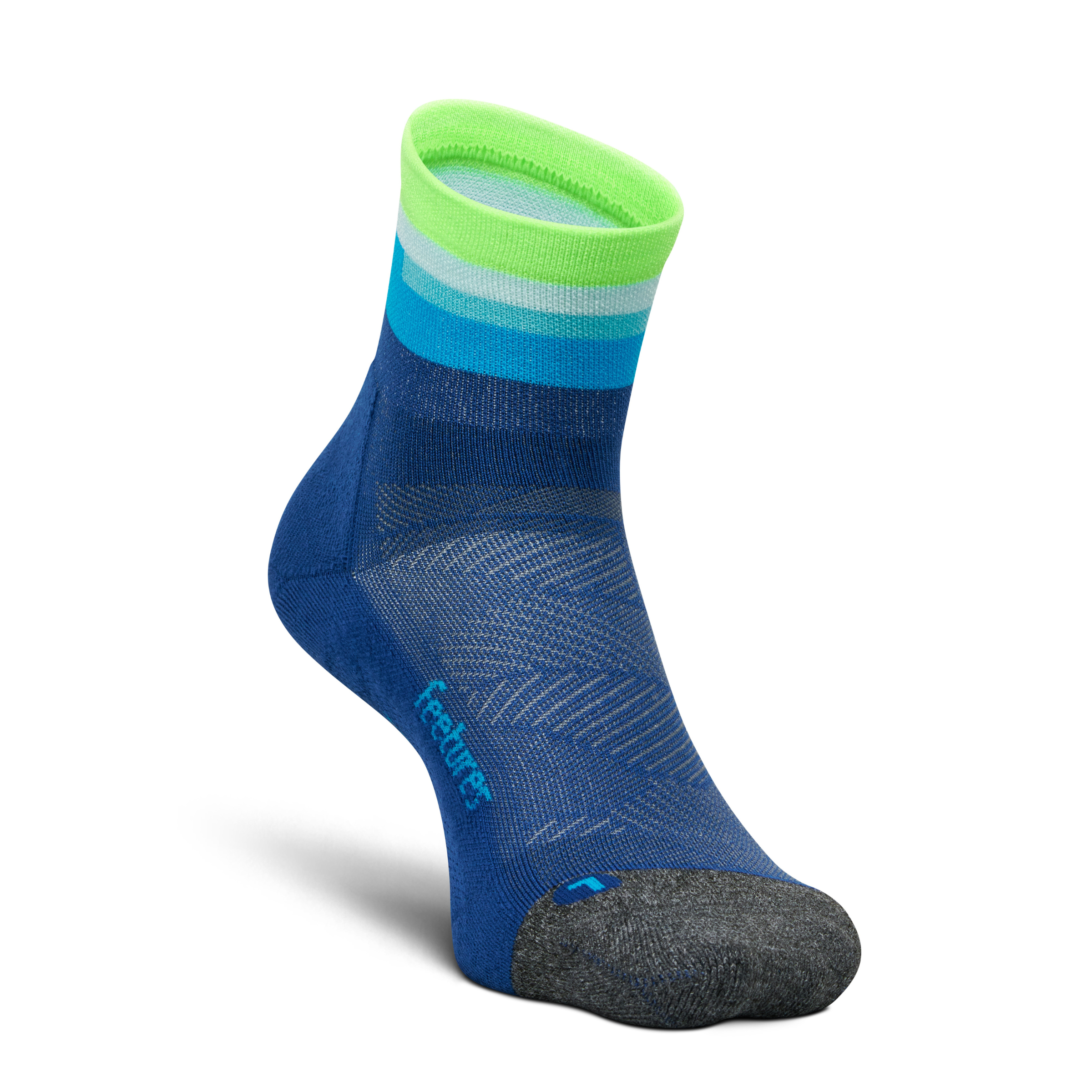 Feetures｜ELITE LIGHT CUSHION QUARTER (Surfboard Blue)