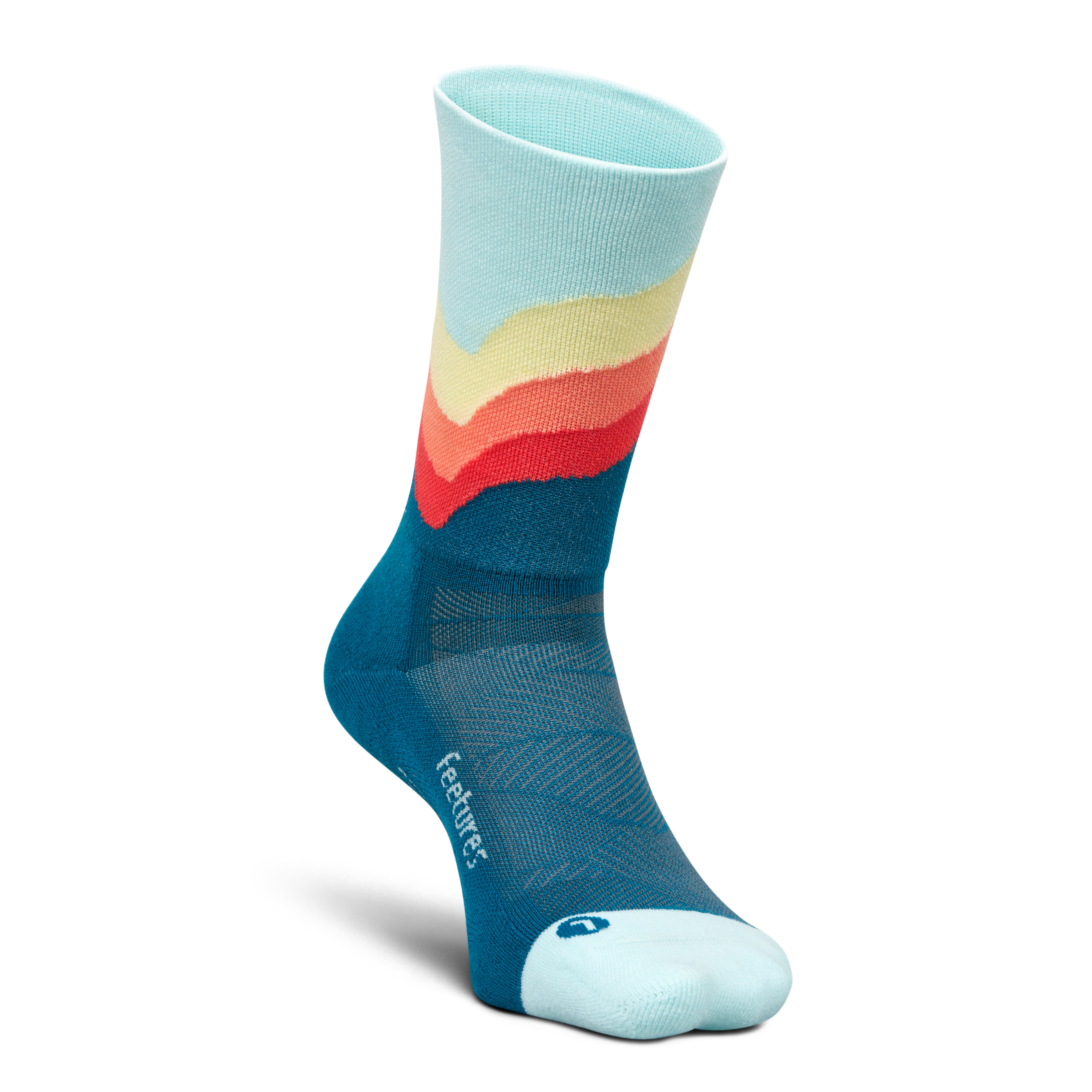 Feetures｜ELITE LIGHT CUSHION MINI CREW (Blue Swell)