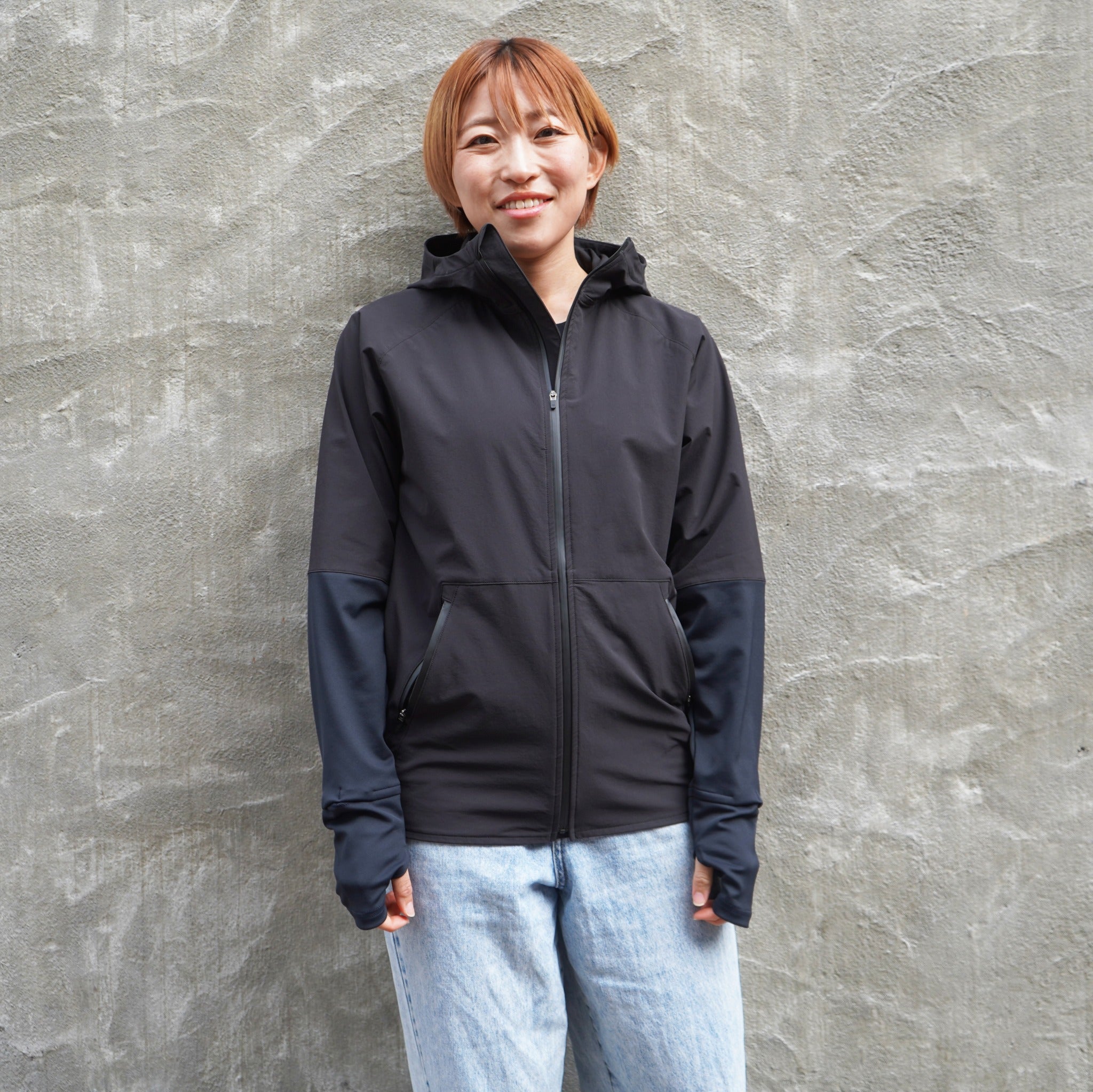 【展示サンプル】THE RUNNING JACKET by Runtrip 3rd model (Black)