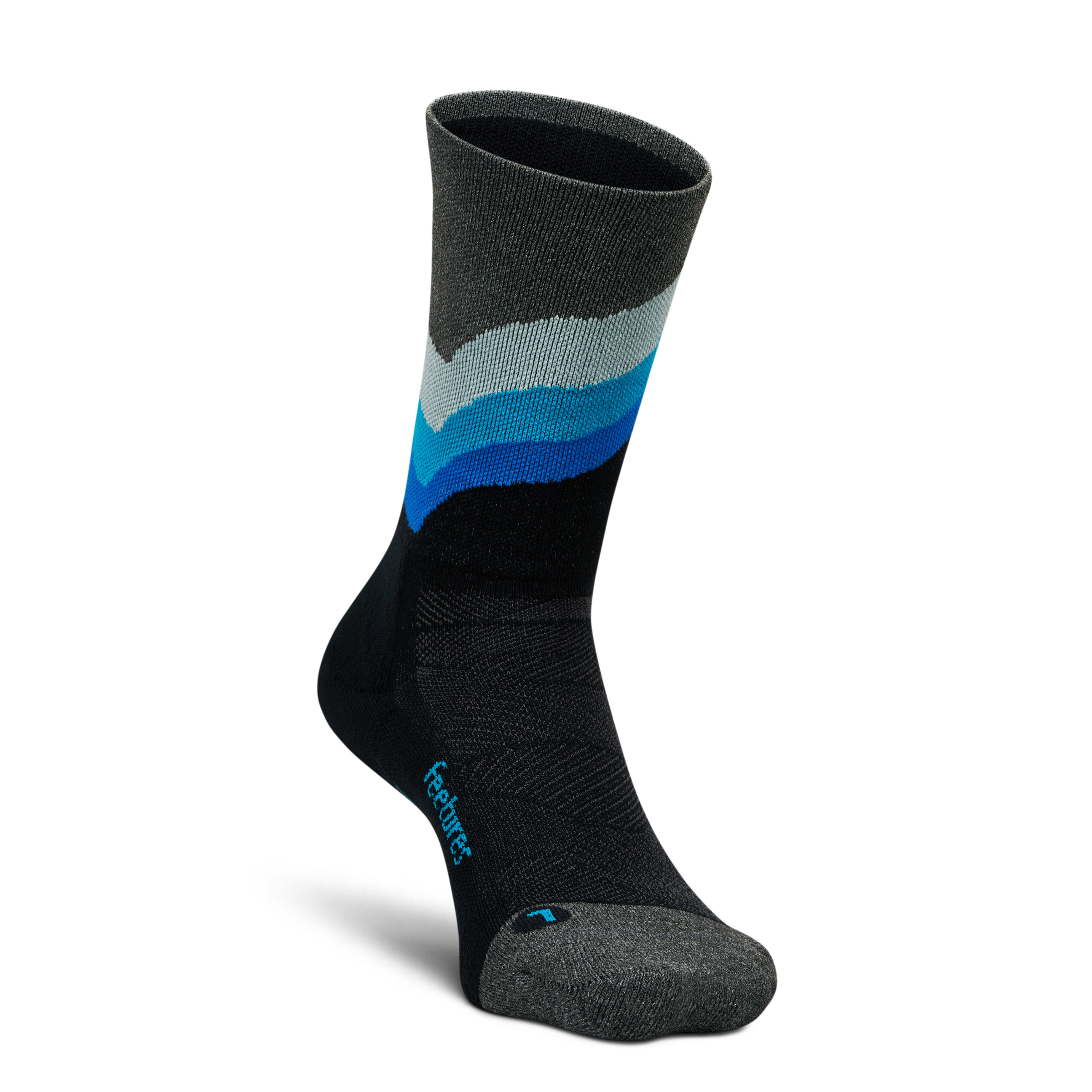 Feetures｜ELITE LIGHT CUSHION MINI CREW (Black Swell)