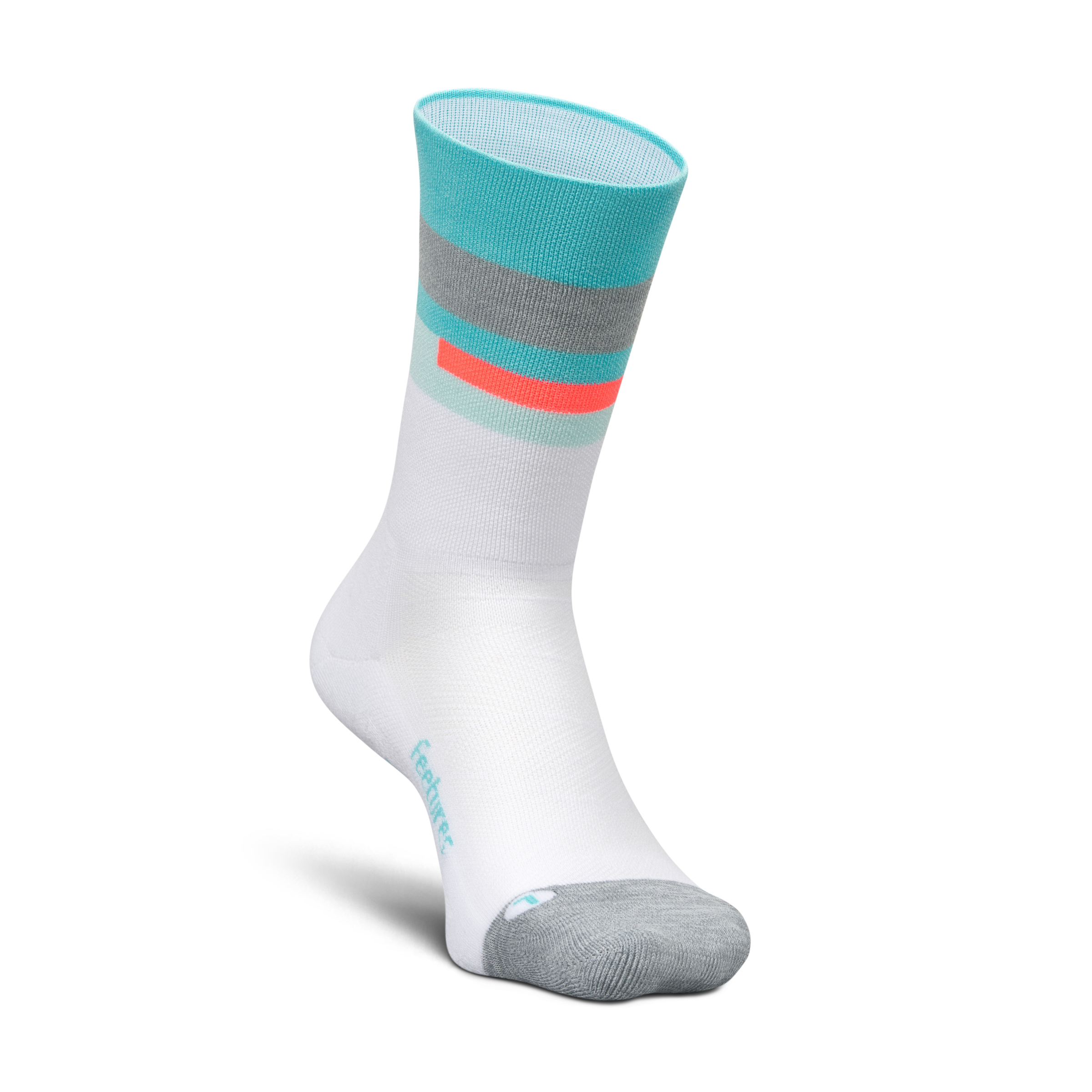 Feetures｜ELITE LIGHT CUSHION MINI CREW (Aquatic White)
