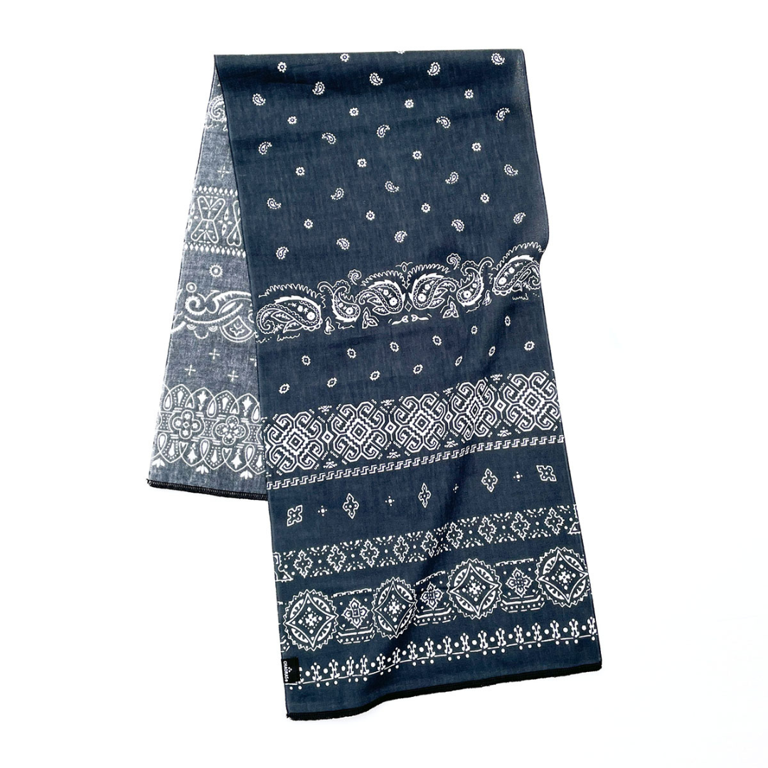 CHAORAS スポーツてぬぐい (ビンテージバンダナ Black)