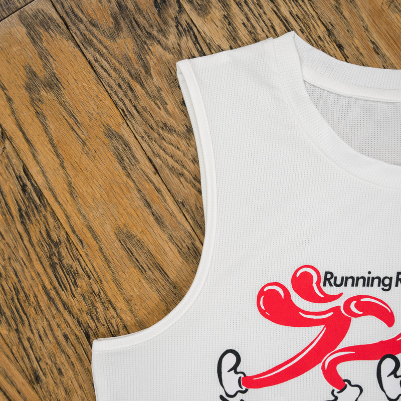 【予約商品】ランラジ × JINGER Racing Tank (White / Women’s)