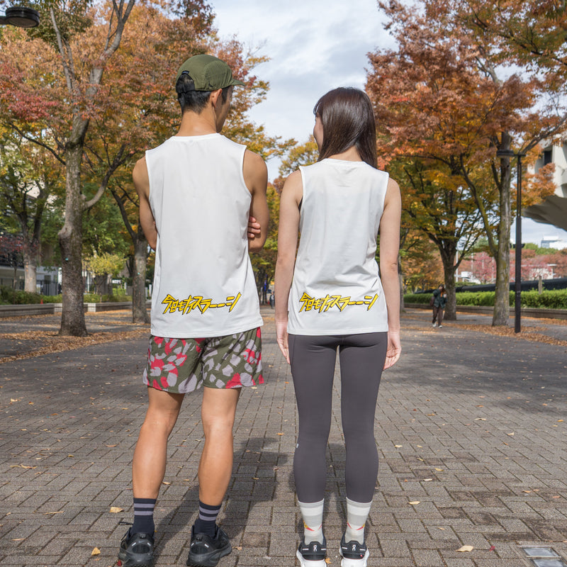 【予約商品】ランラジ × JINGER Racing Tank (White / Women’s)