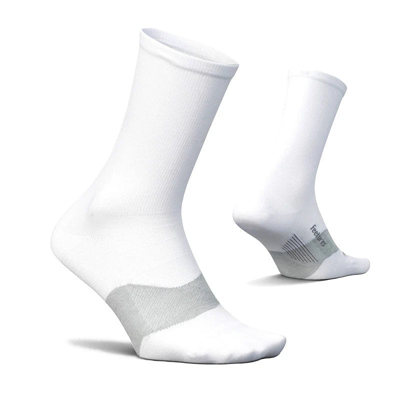 Feetures ELITE ULTRA LIGHT MINI CREW White UL Runtrip Store