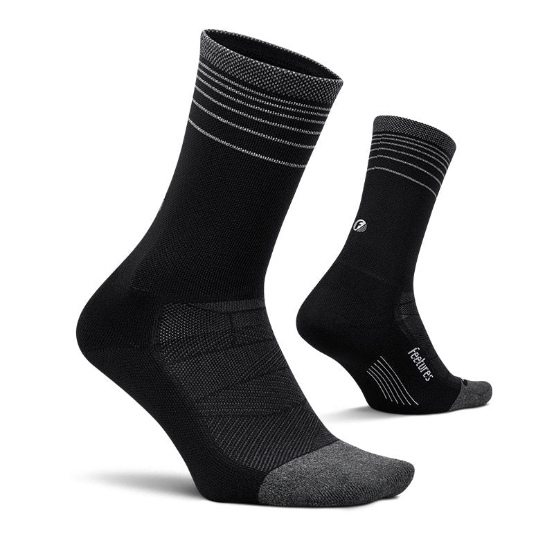 Feetures ELITE LIGHT CUSHION MINI CREW（リフレクティブモデル）