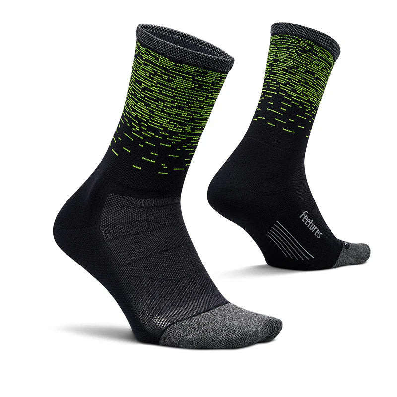 Feetures｜ELITE LIGHT CUSHION MINI CREW REFLECTIVE YARNS (Light Wave)