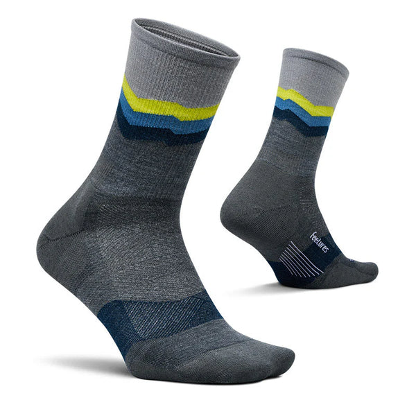 Feetures｜MERINO10 MAX CUSHION MINI CREW (Switchback Gray)
