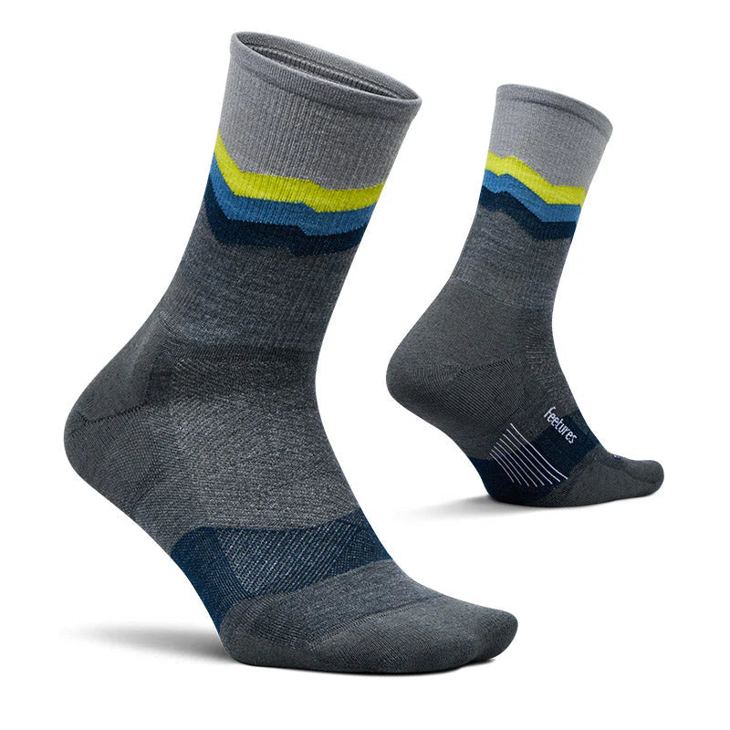 Feetures｜MERINO10 MAX CUSHION MINI CREW (Switchback Gray)