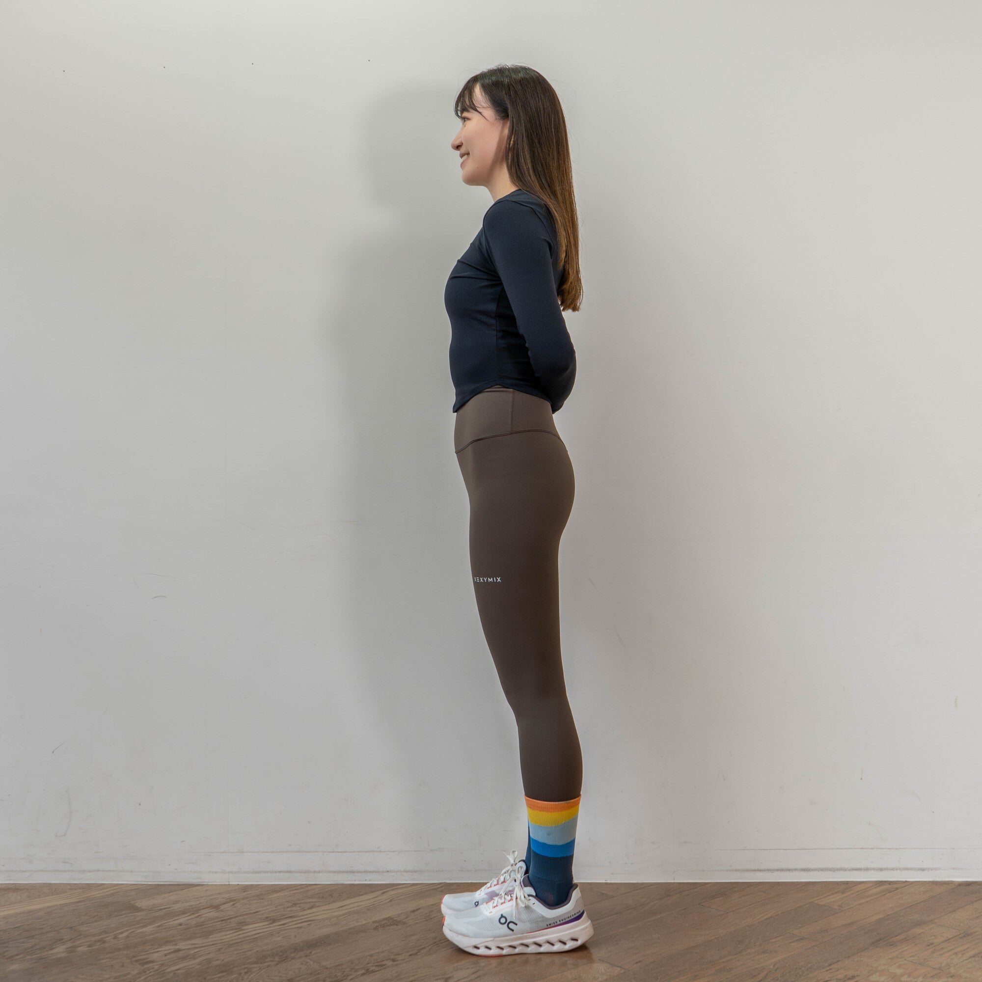 XEXYMIX BLACK LABEL シグネチャー360N 9分丈 レギンス