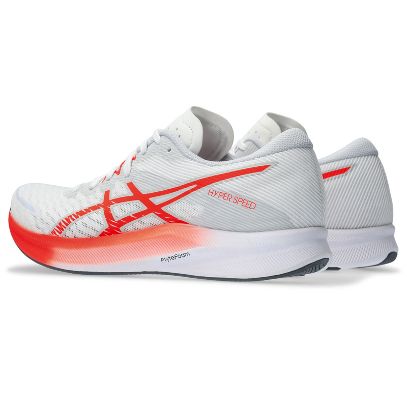 ASICS HYPER SPEED 3 (Women's) WHITE/SUNRISE RED