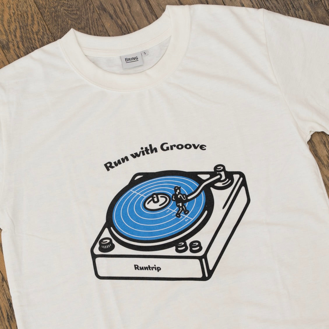 Run with Groove Track Record Tee