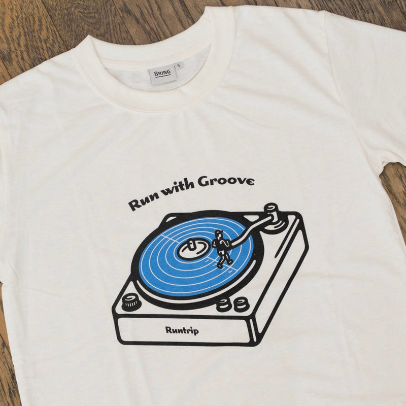 Run with Groove Track Record Tee