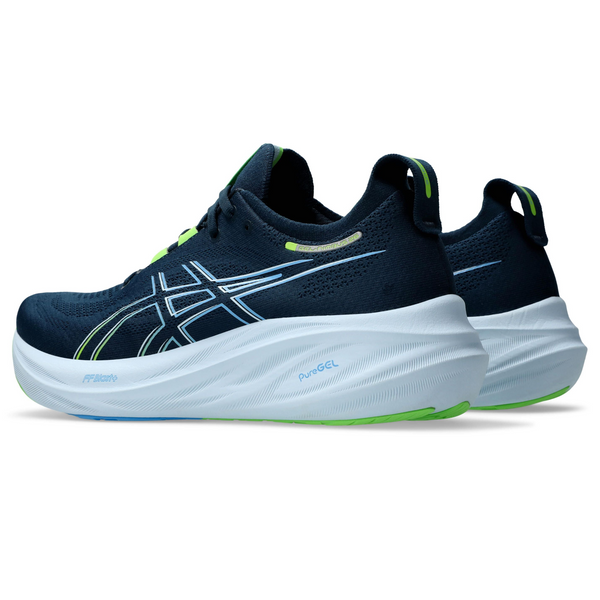 ASICS GEL-NIMBUS 26 (Men's) FRENCH BLUE/ELECTRIC LIME