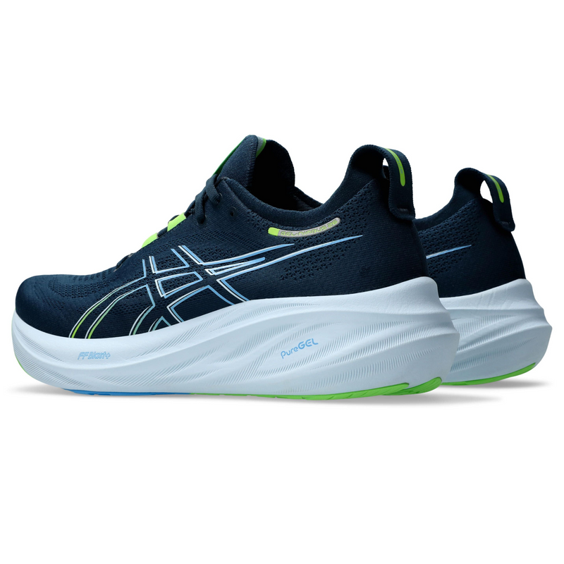 ASICS GEL-NIMBUS 26(Men's) FRENCH BLUE/ELECTRIC LIME ASICS GEL-NIMBUS 26(Men's) FRENCH BLUE/ELECTRIC LIME