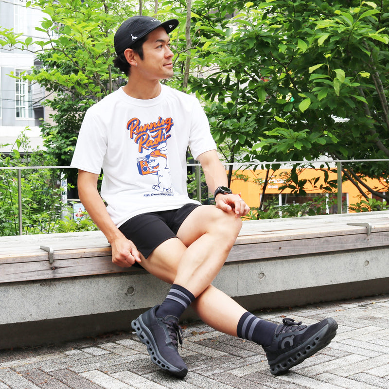 ランラジ Running Rabbit Tee (White)　