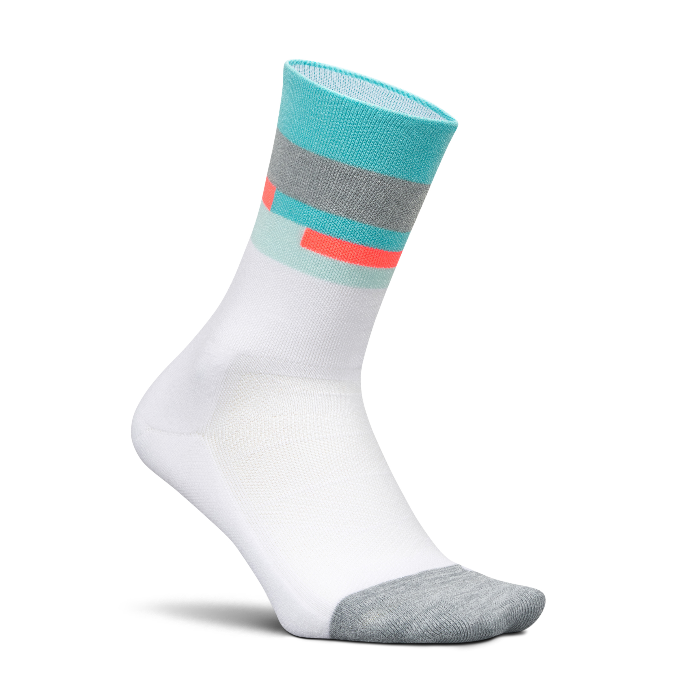 Feetures｜ELITE LIGHT CUSHION MINI CREW (Aquatic White)