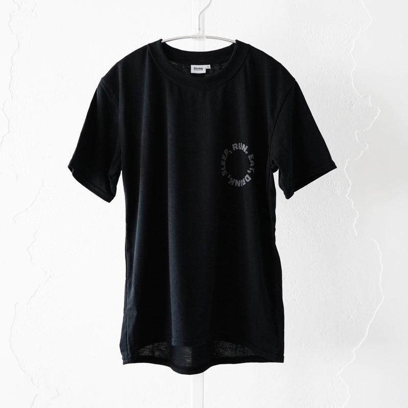 EAT DRINK SLEEP RUN / Circle Logo Tee (Black)