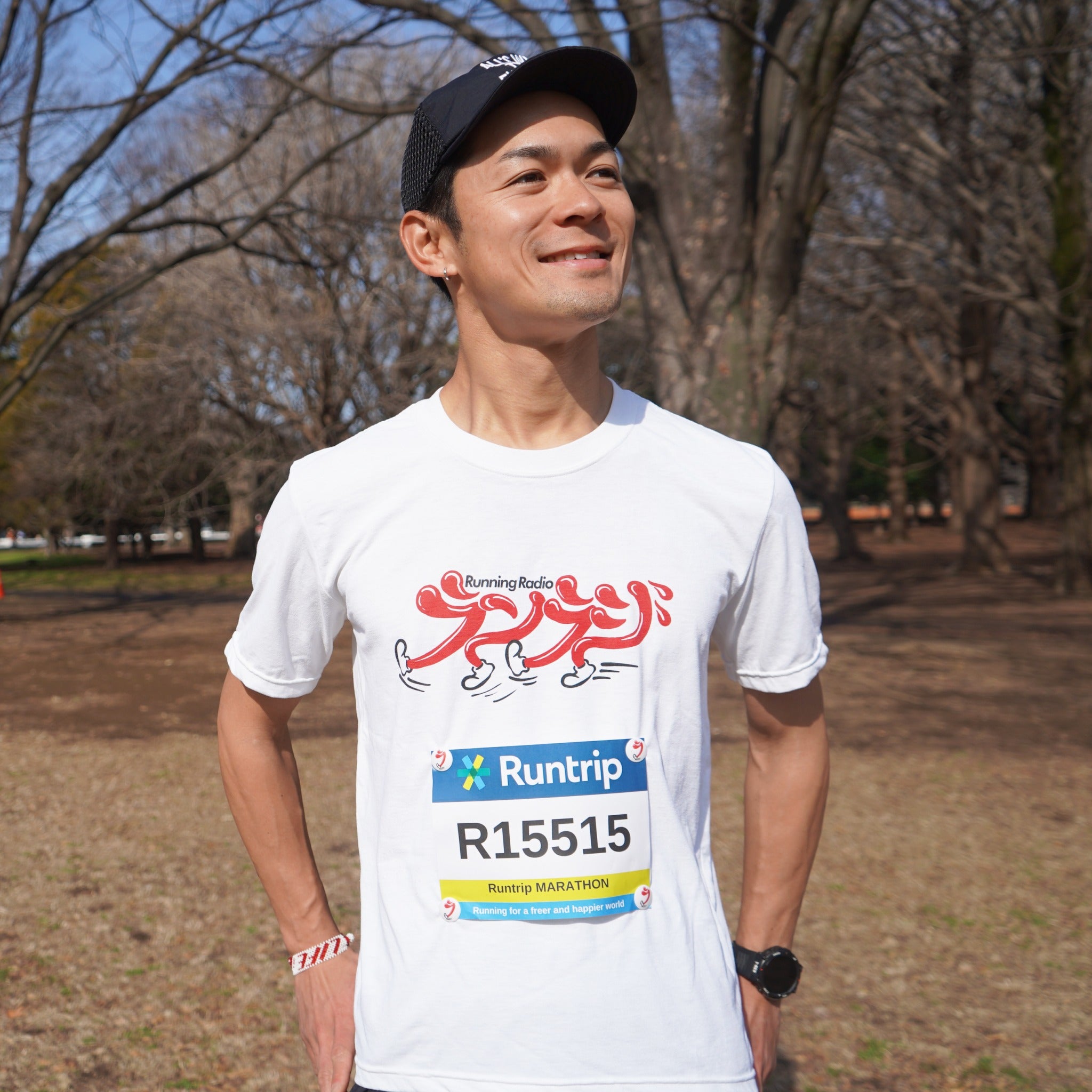 ランラジ オリジナルゼッケンホルダー（4個セット）