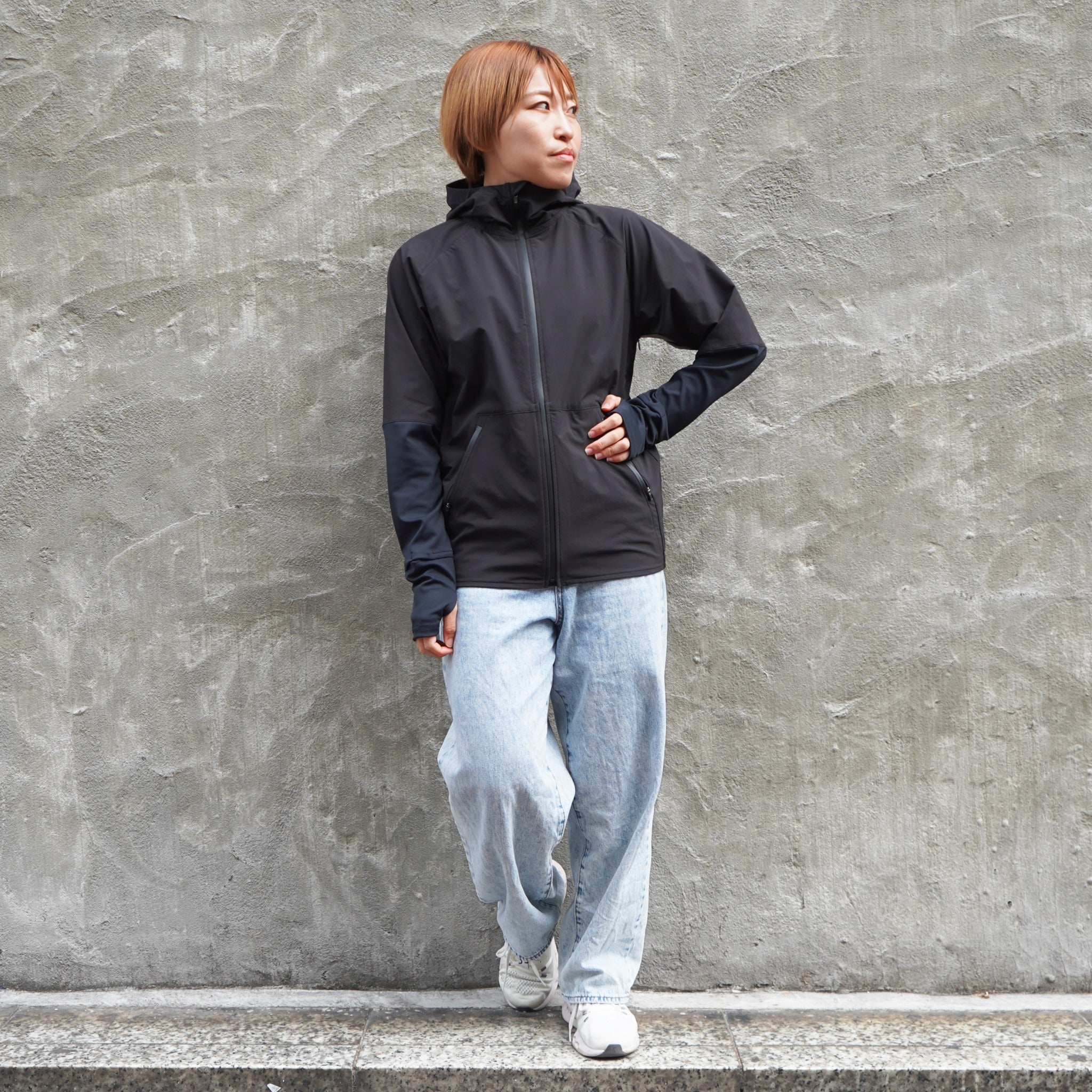 【展示サンプル】THE RUNNING JACKET by Runtrip 3rd model (Black)