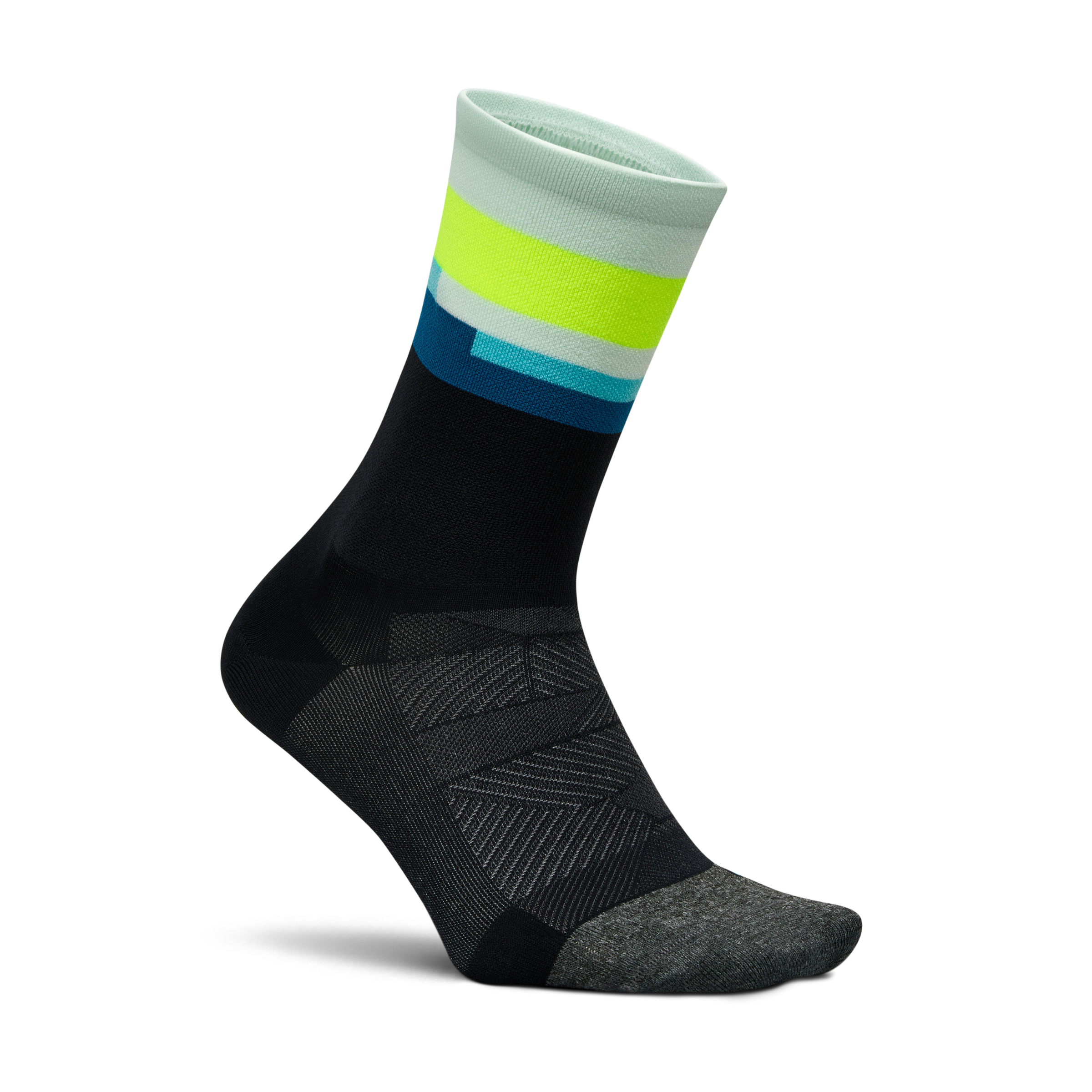 Feetures｜ELITE ULTRA LIGHT MINI CREW (Bayside Black)