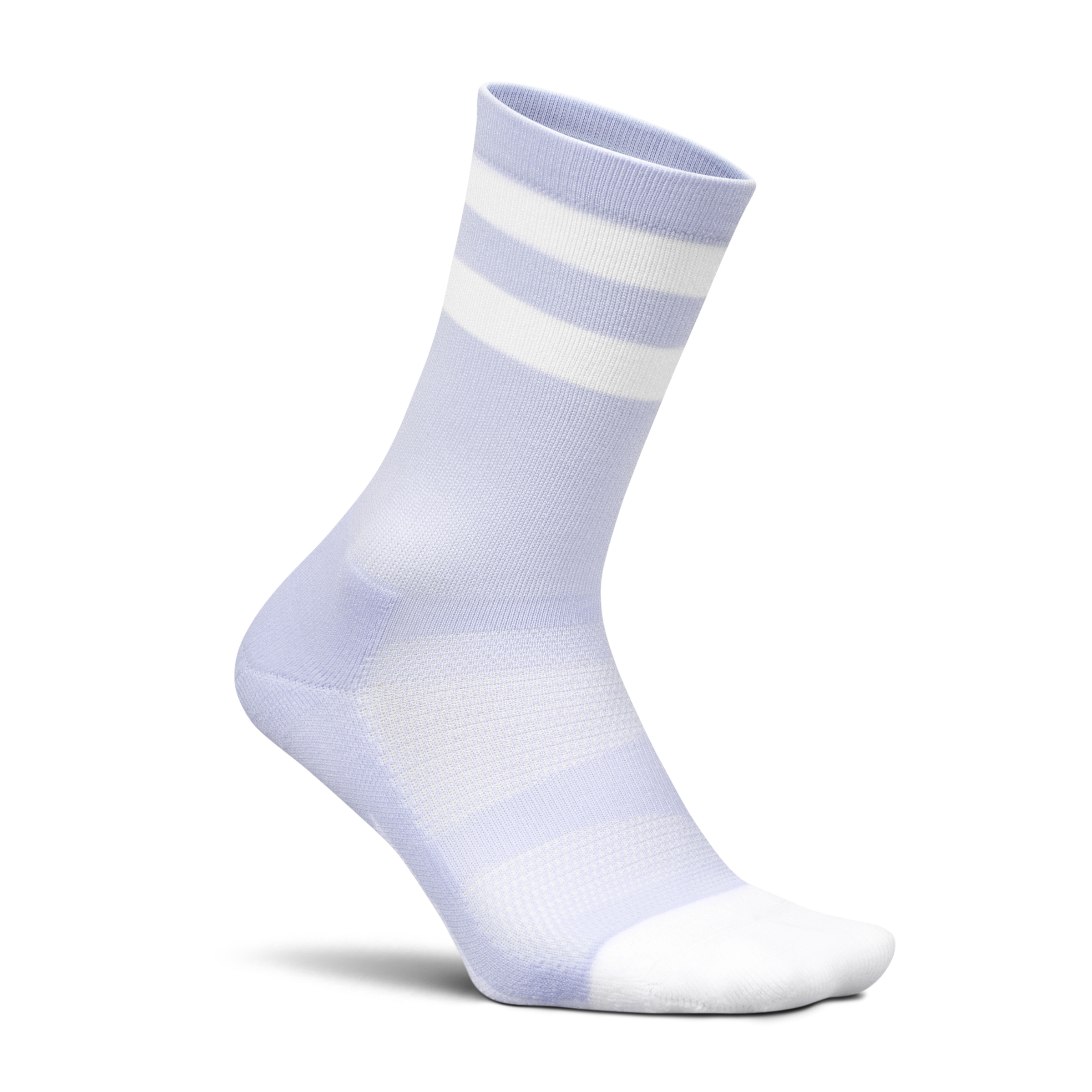 Feetures｜ELITE LIGHT CUSHION MINI CREW (Lilac High Top Stripe)