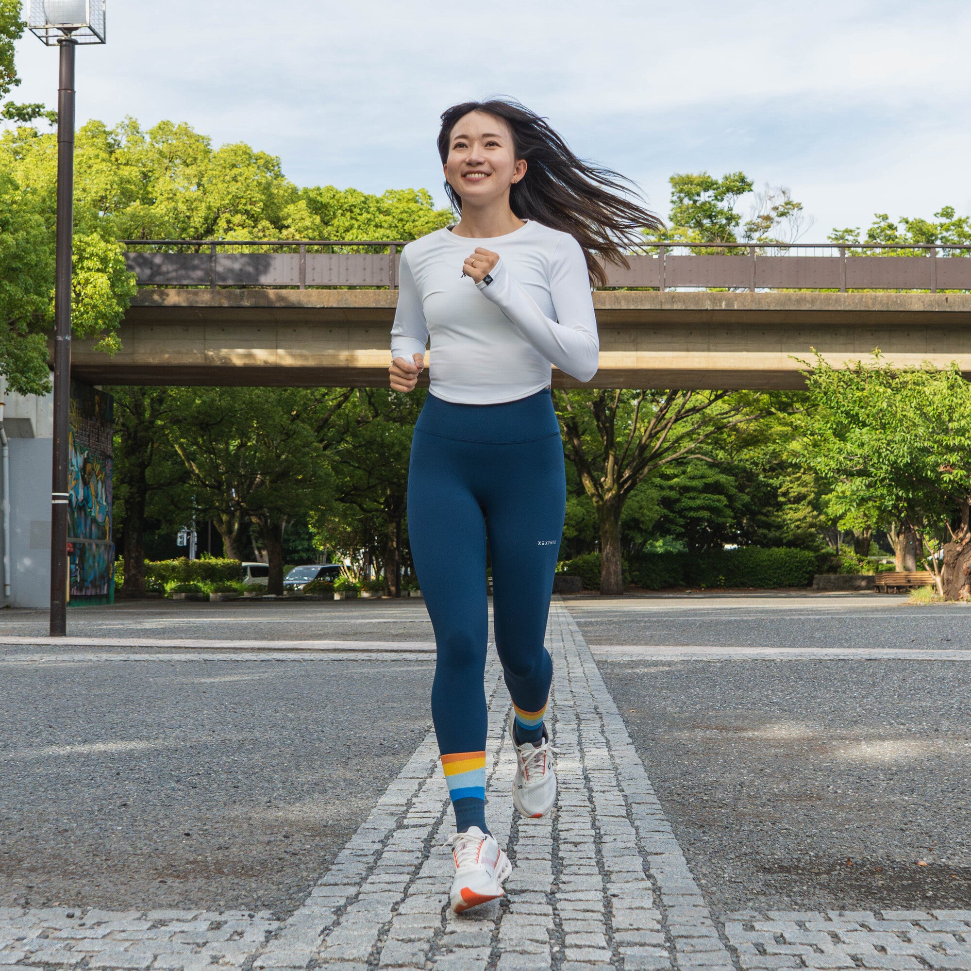 XEXYMIX BLACK LABEL シグネチャー360N 9分丈 レギンス – Runtrip Store