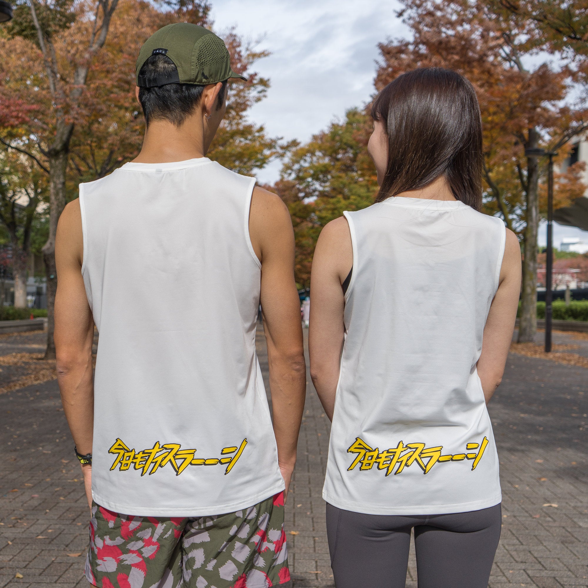 【予約商品】ランラジ × JINGER Racing Tank (White / Women’s)
