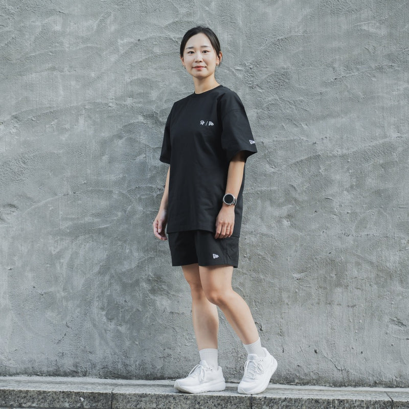 NEW ERA × Runtrip Utility Short Pants (Black)