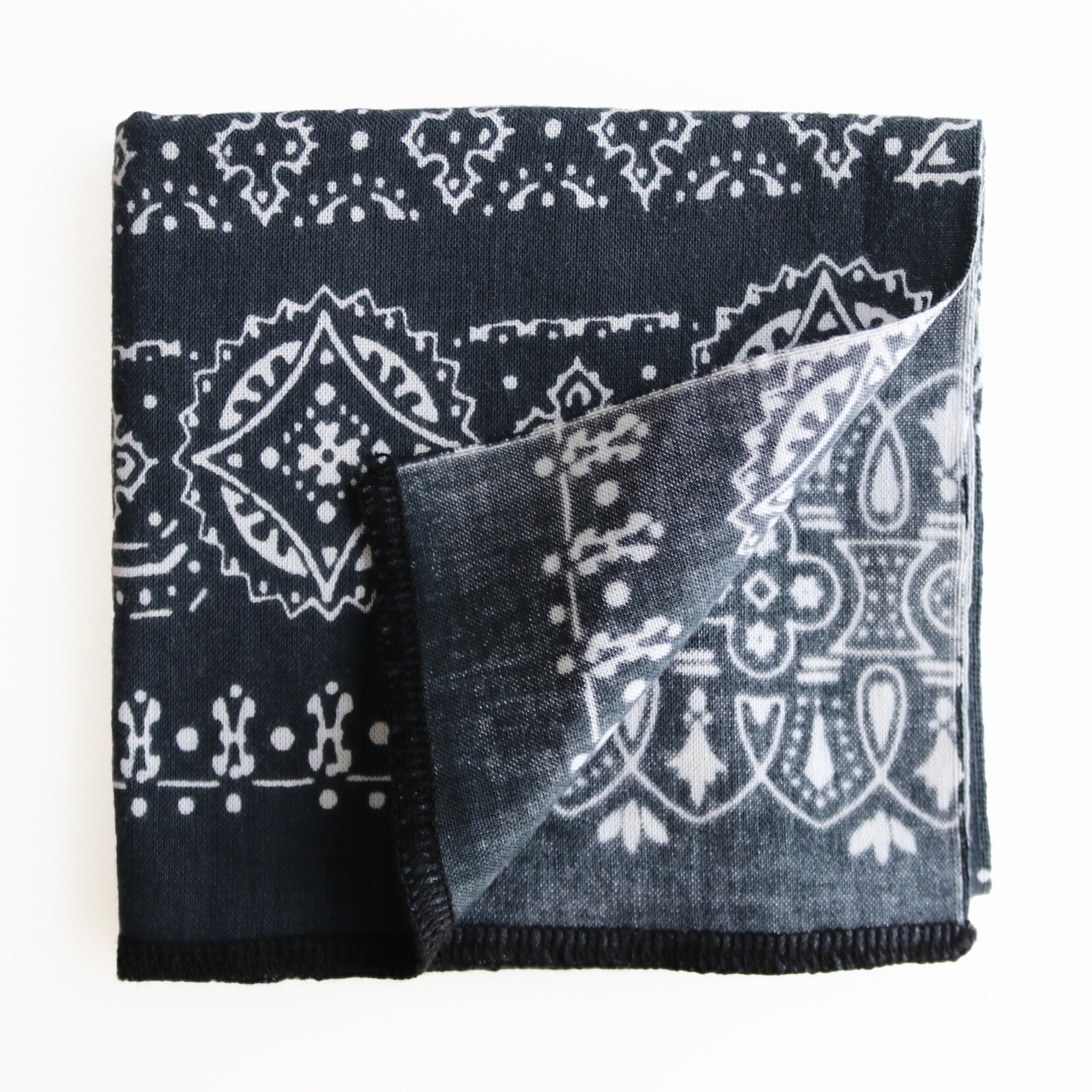 CHAORAS スポーツてぬぐい (ビンテージバンダナ Black)