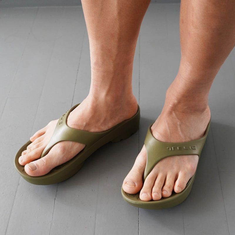 TELIC Recovery Sandals W-FLIPFLOP (Olive)